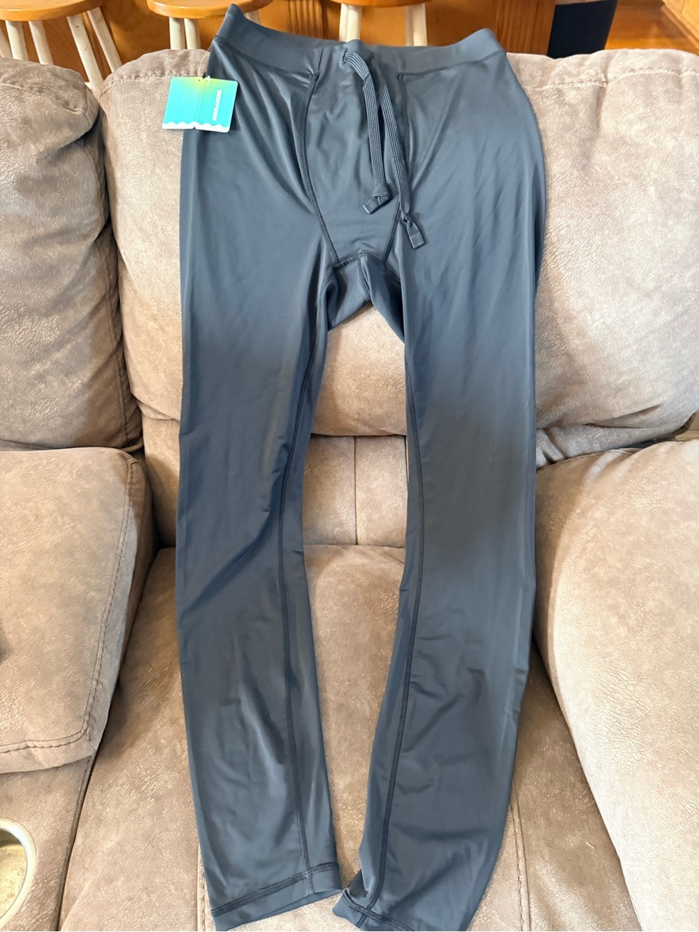 Men's Black Performance Drawstring Joggers